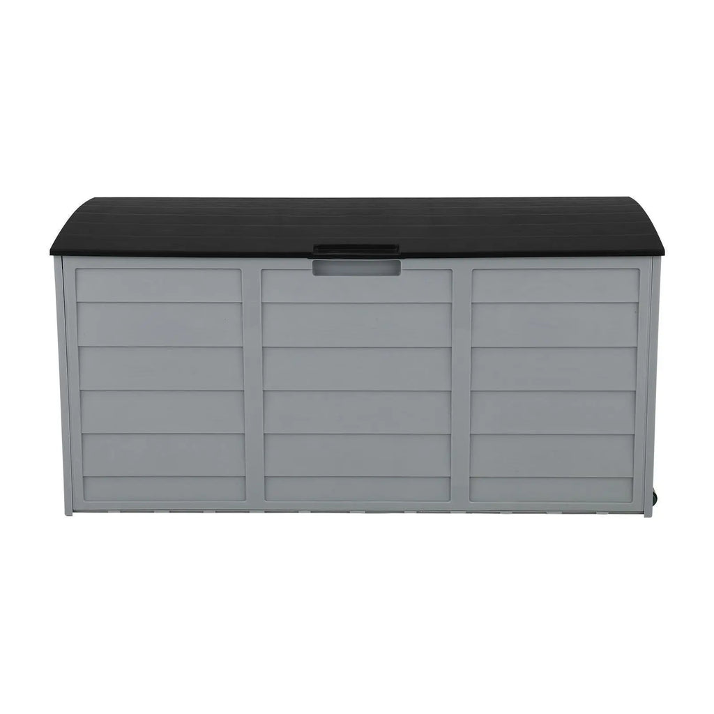 All Weather Deck Box Storage w/ Wheel Backyard Patio Outdoor