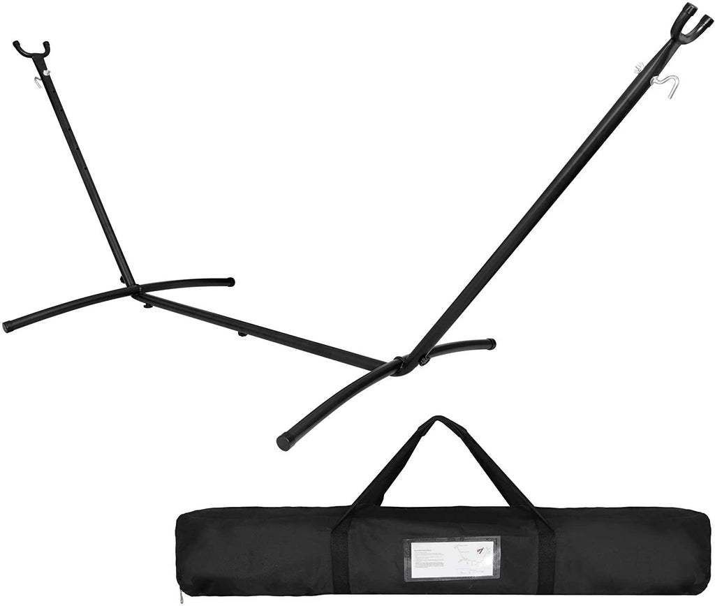 9FT Adjustable Hammock Chair Stand with Carry Case and Steel Frame