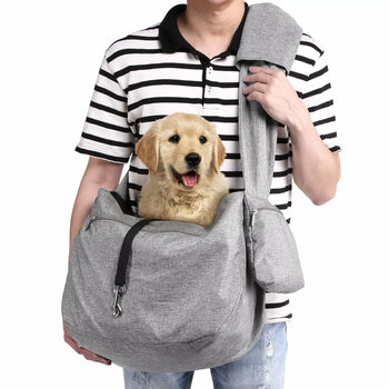 Breathable Large Dog Sling Carrier Bag Foldable