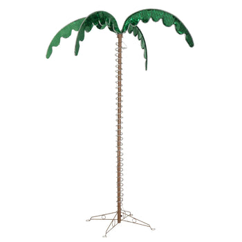 7FT LED Artificial Palm Tree Light for Outdoor Pool, Patio & Bar Decor