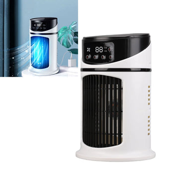 USB Mini Air Cooler Fan with Water Tank Portable AC Desk & Home