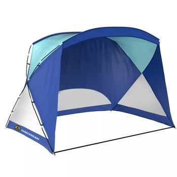 5-Person Waterproof Beach Tent with UPF 50+ Sun Shade and Carry Bag