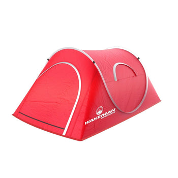 Water-Resistant 2-Person Pop-Up Tent with Rainfly and Carrying Bag