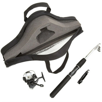 Telescopic Fishing Rod & Reel Combo with Travel Carry Case