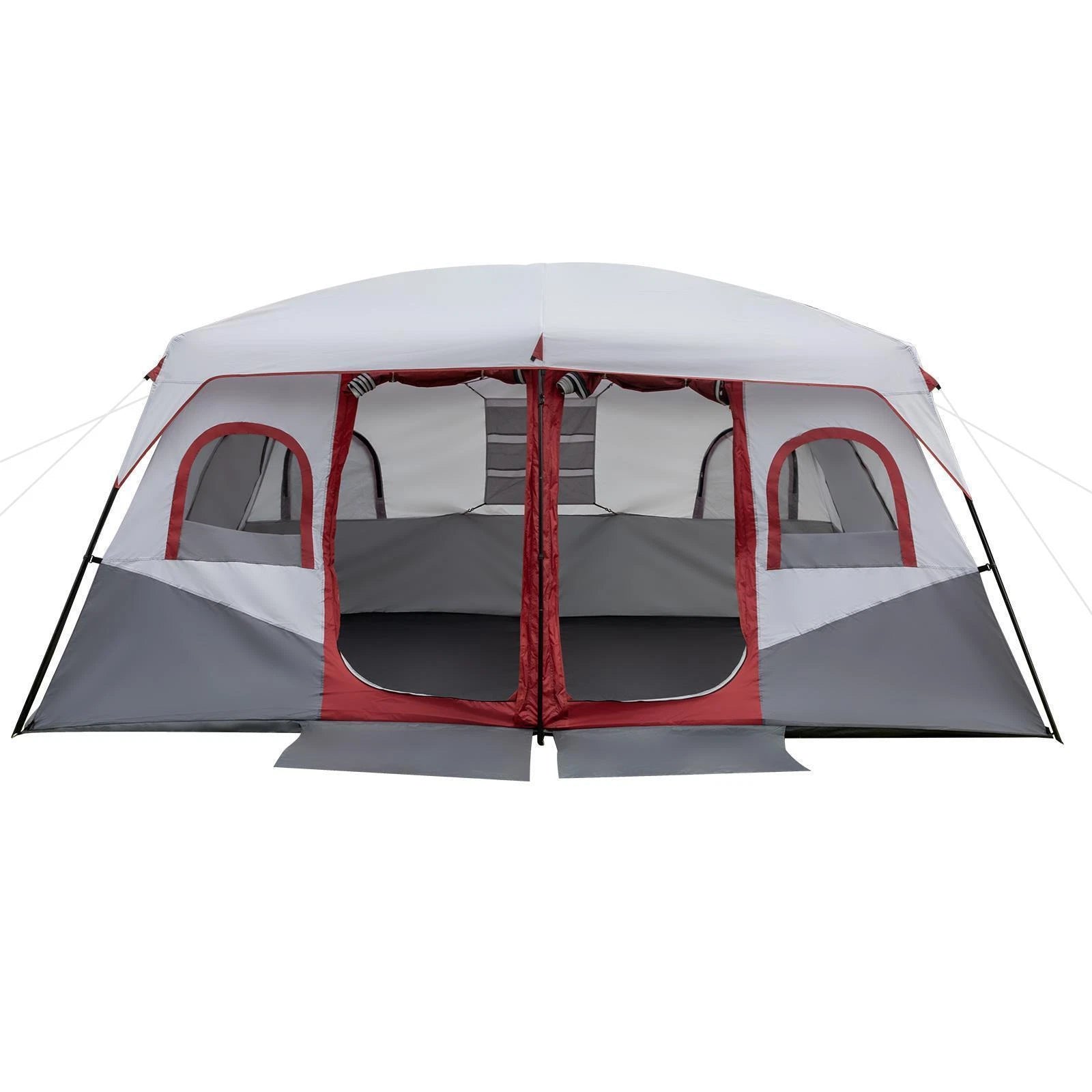 10-Person Waterproof 2-Room Camping Tent with Rainfly and Storage