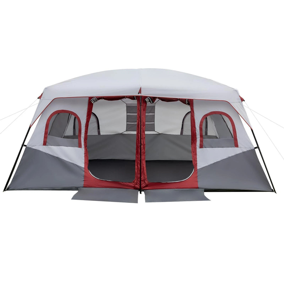 10-Person Waterproof 2-Room Camping Tent with Rainfly and Storage