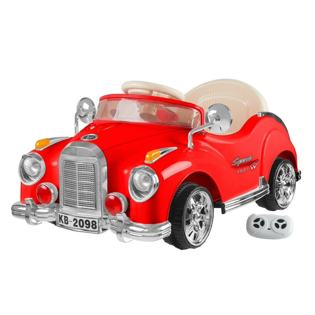 Kids Classic Ride-On Coupe Car with Remote, Lights & MP3 – Ages 2 to 4