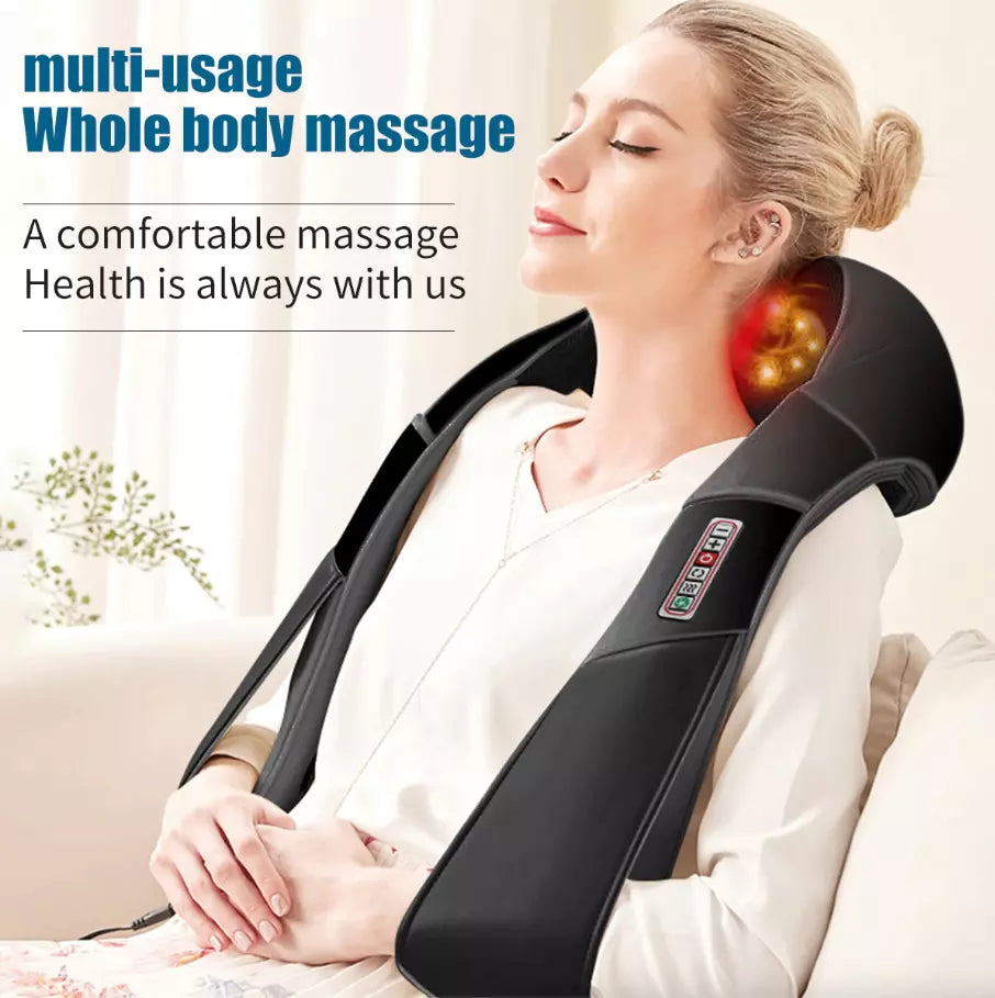 Shiatsu Neck and Back Massager with Heat Deep Tissue Kneading