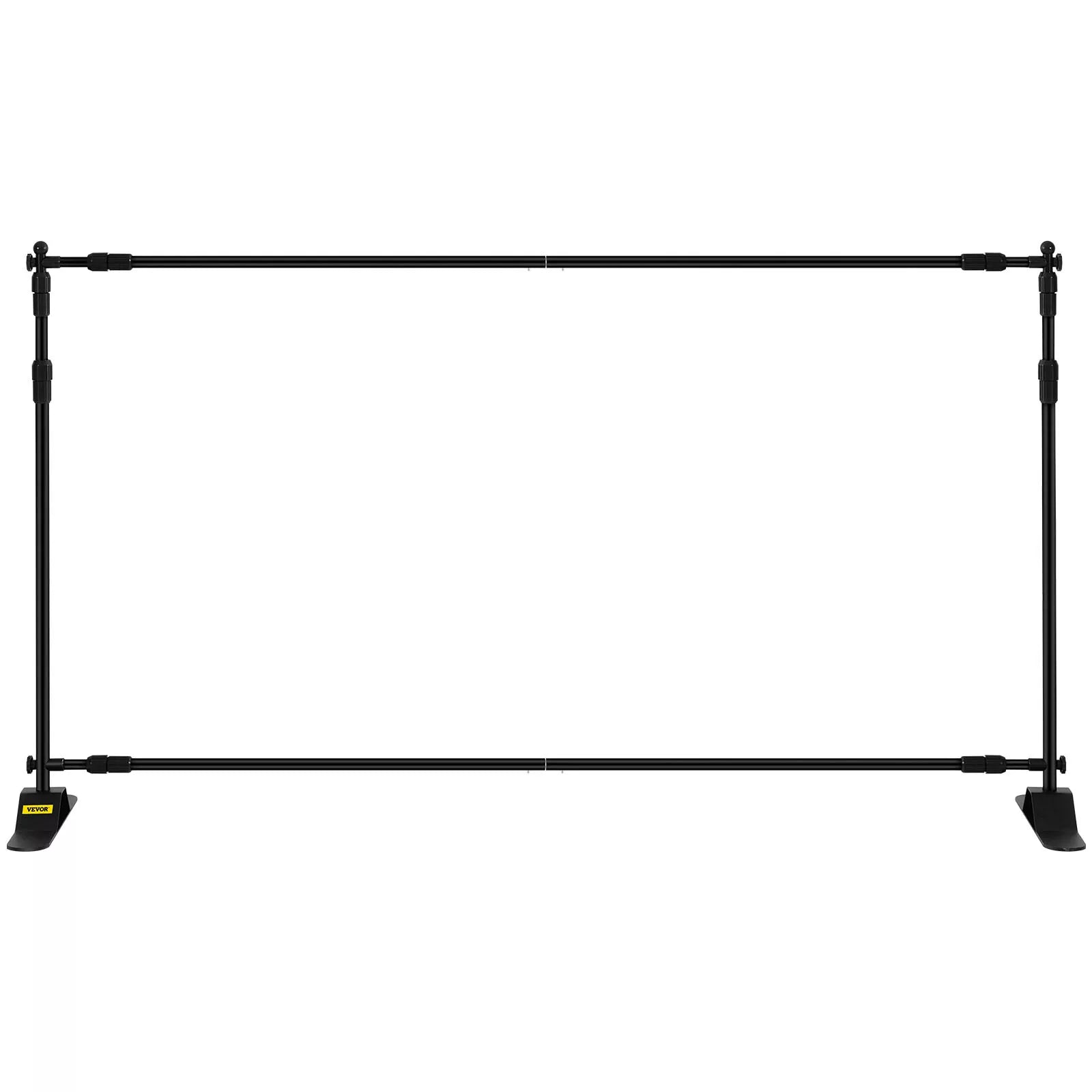 8x10 Ft Heavy-Duty Adjustable Banner Stand Events and Backdrops