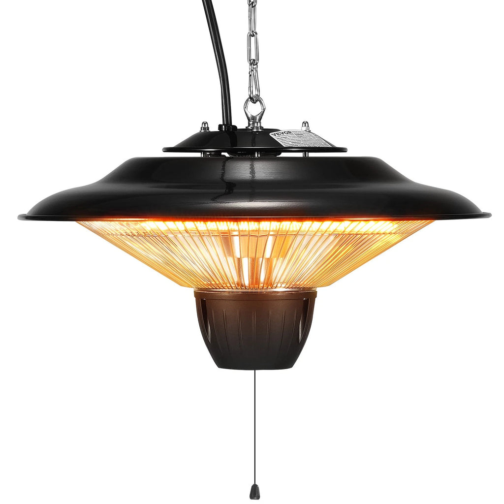 1500W Infrared Hanging Patio Heater Outdoor Ceiling Mount Warmth