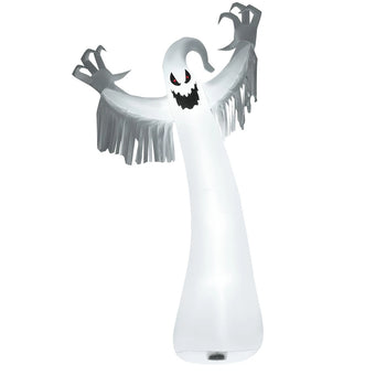 12FT Giant Halloween Inflatable Ghost with LED Lights for Outdoor Yard