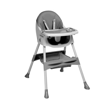 6-in-1 Convertible Baby High Chair with Tray Rocking Seat for Toddlers