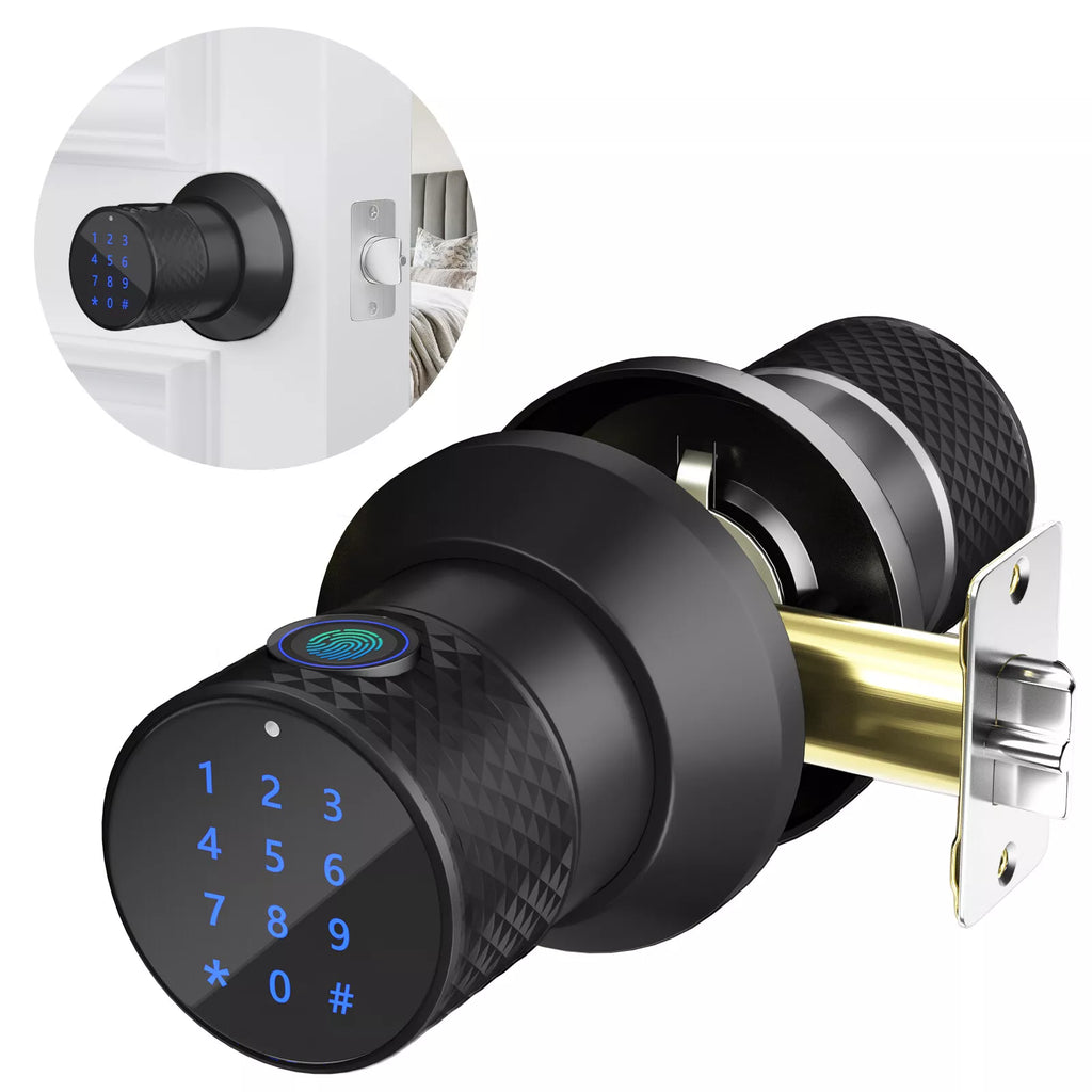 Smart Fingerprint Door Lock with Keypad App Control