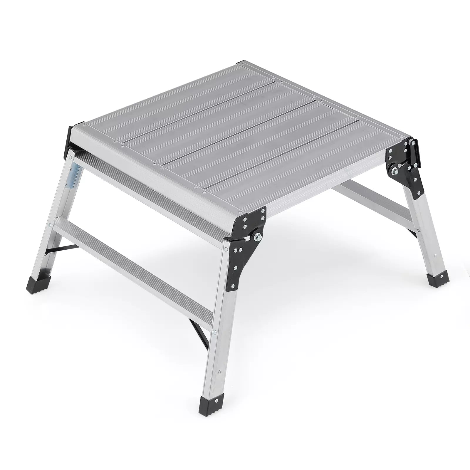 Aluminum Folding Work Platform with Non-Slip Surface 330lb Limit