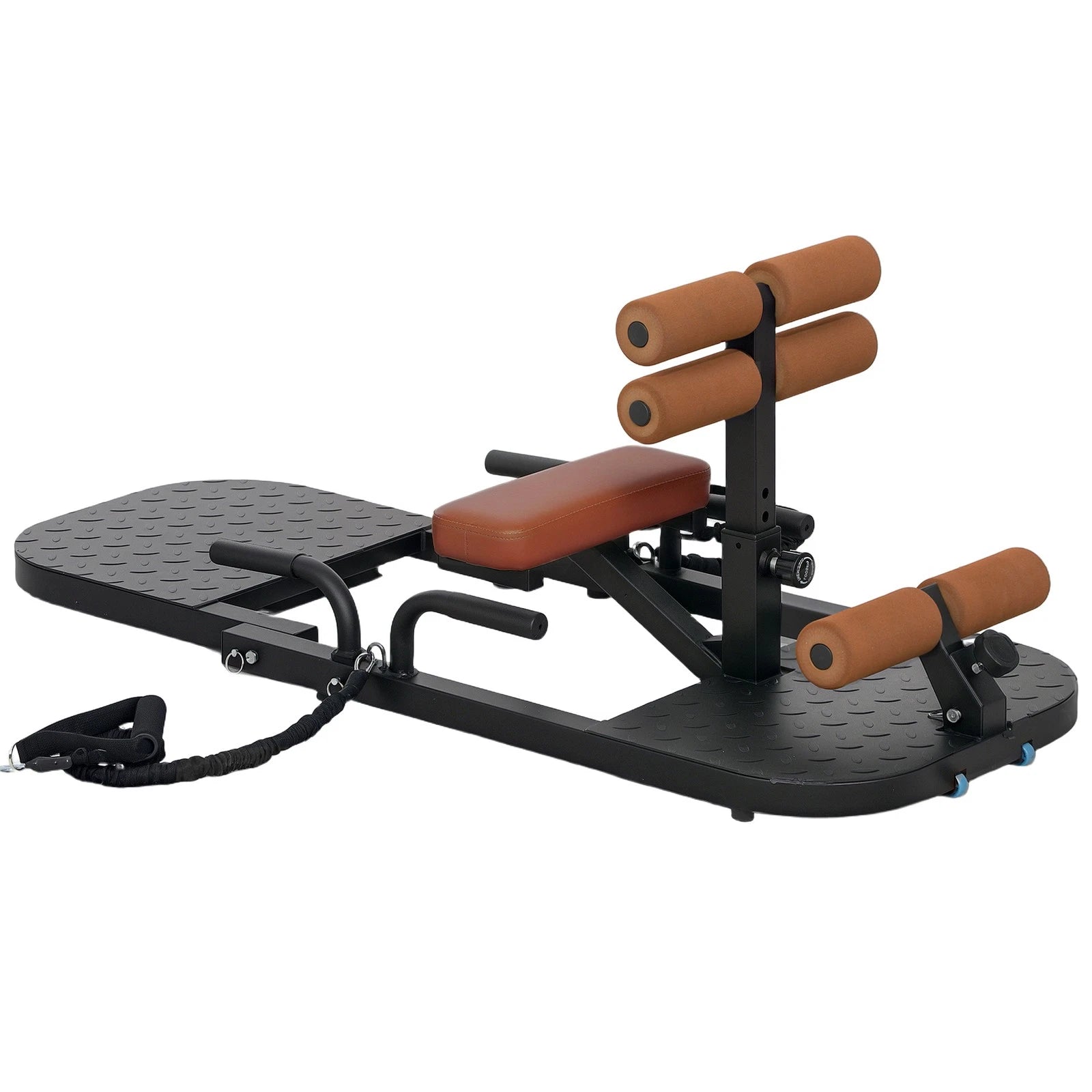 Foldable Sissy Squat Hip Thrust Machine with Push Up Stand Home Gym