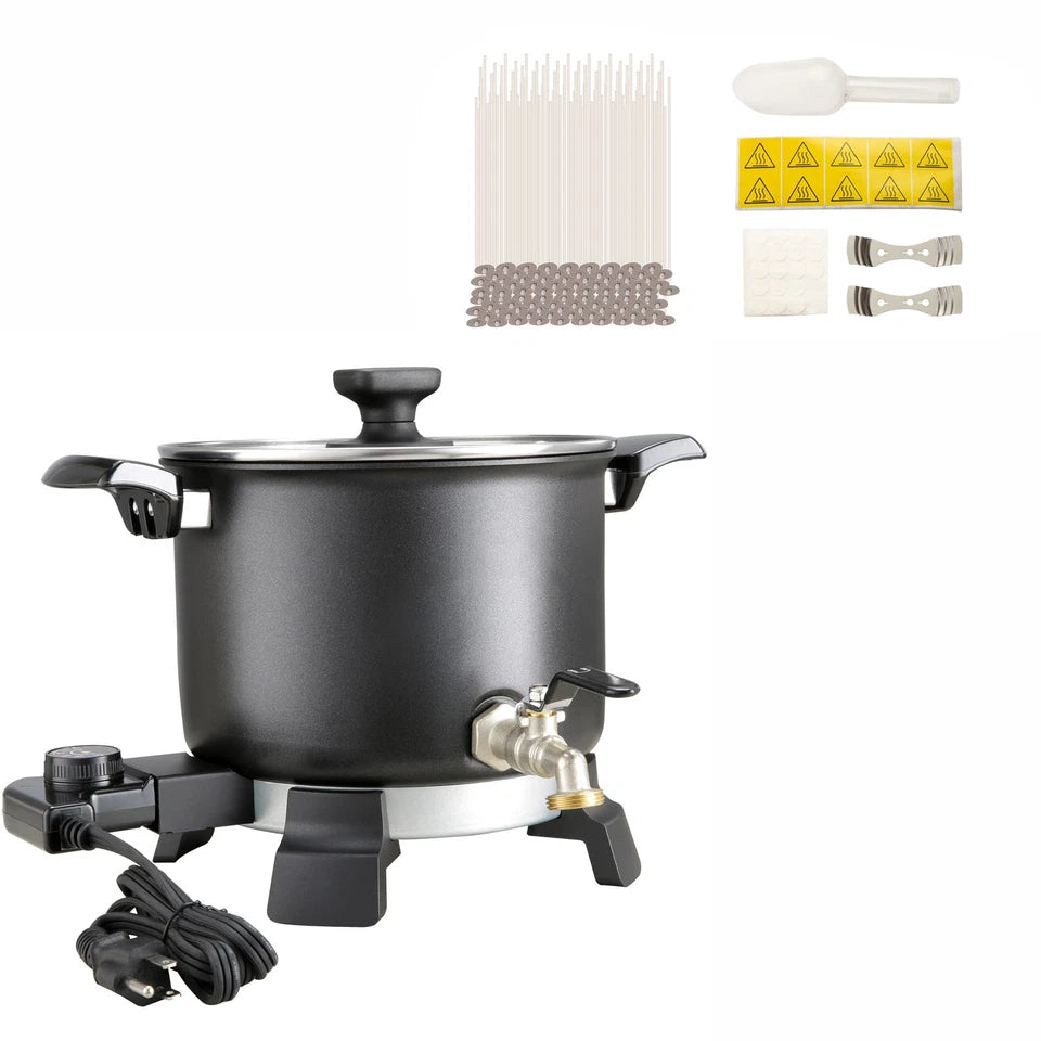 5L Electric Wax Melter Pot with Fast Heating and Candle Kit Tools