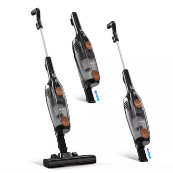 2-in-1 Corded Stick Vacuum Cleaner with HEPA Filter 600W Suction