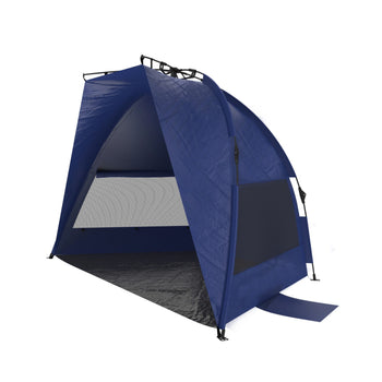 Pop-Up Beach Tent with UPF 50+ Sun Protection and Mesh Ventilation
