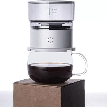 Drip Coffee Maker with Smart Auto Function for Home and Travel