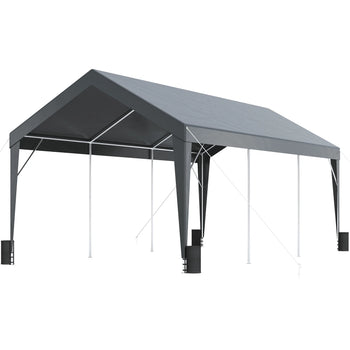 Heavy Duty 10x20 FT Outdoor Carport Tent for Vehicles & Storage