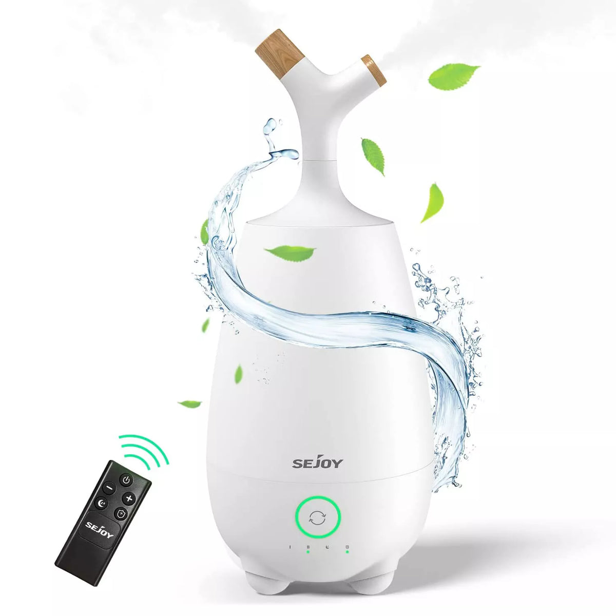 5L Ultrasonic Cool Mist Humidifier for Large Rooms White