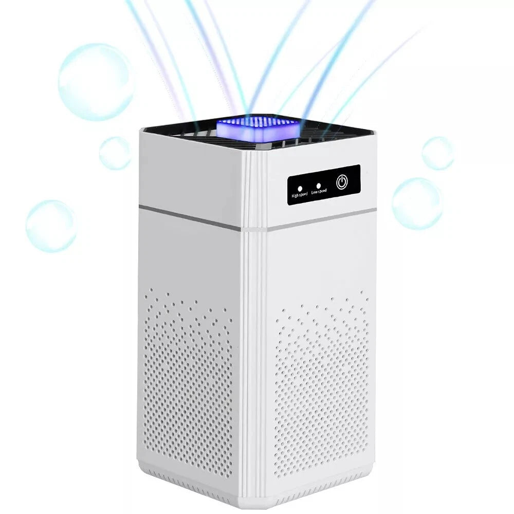 Portable HEPA Air Purifier USB Large Room Cleaner Smoke Dust Odor