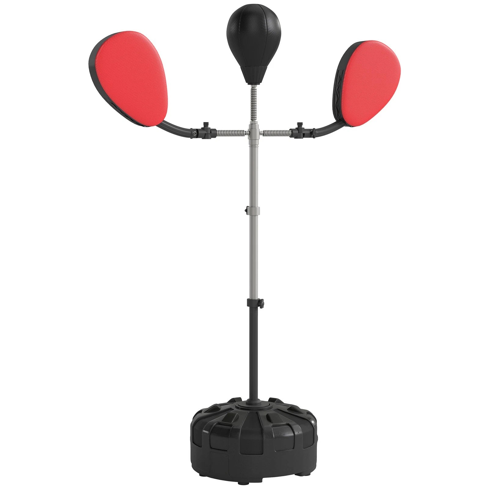 Soozier Adjustable 3-in-1 Boxing Training Stand with Speed Bag and Target Arms