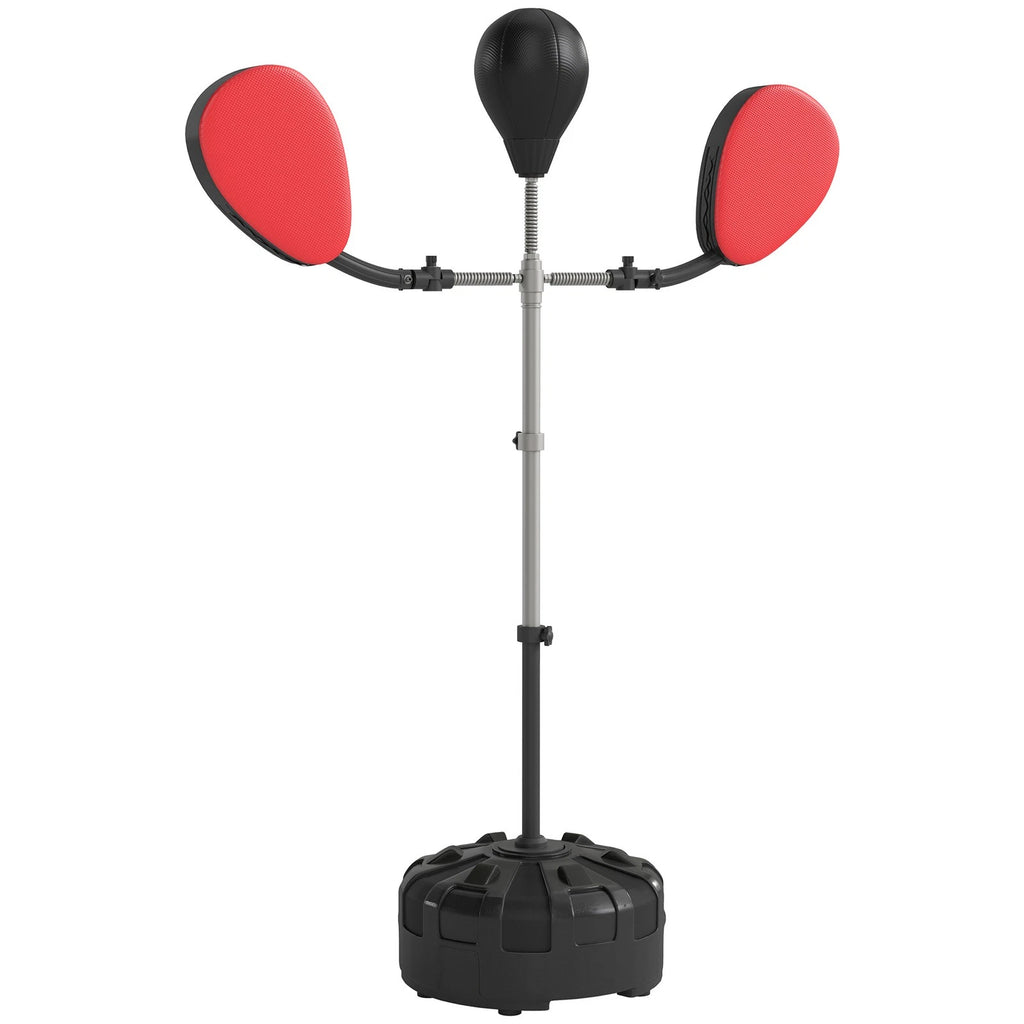 Soozier Adjustable 3-in-1 Boxing Training Stand with Speed Bag and Target Arms