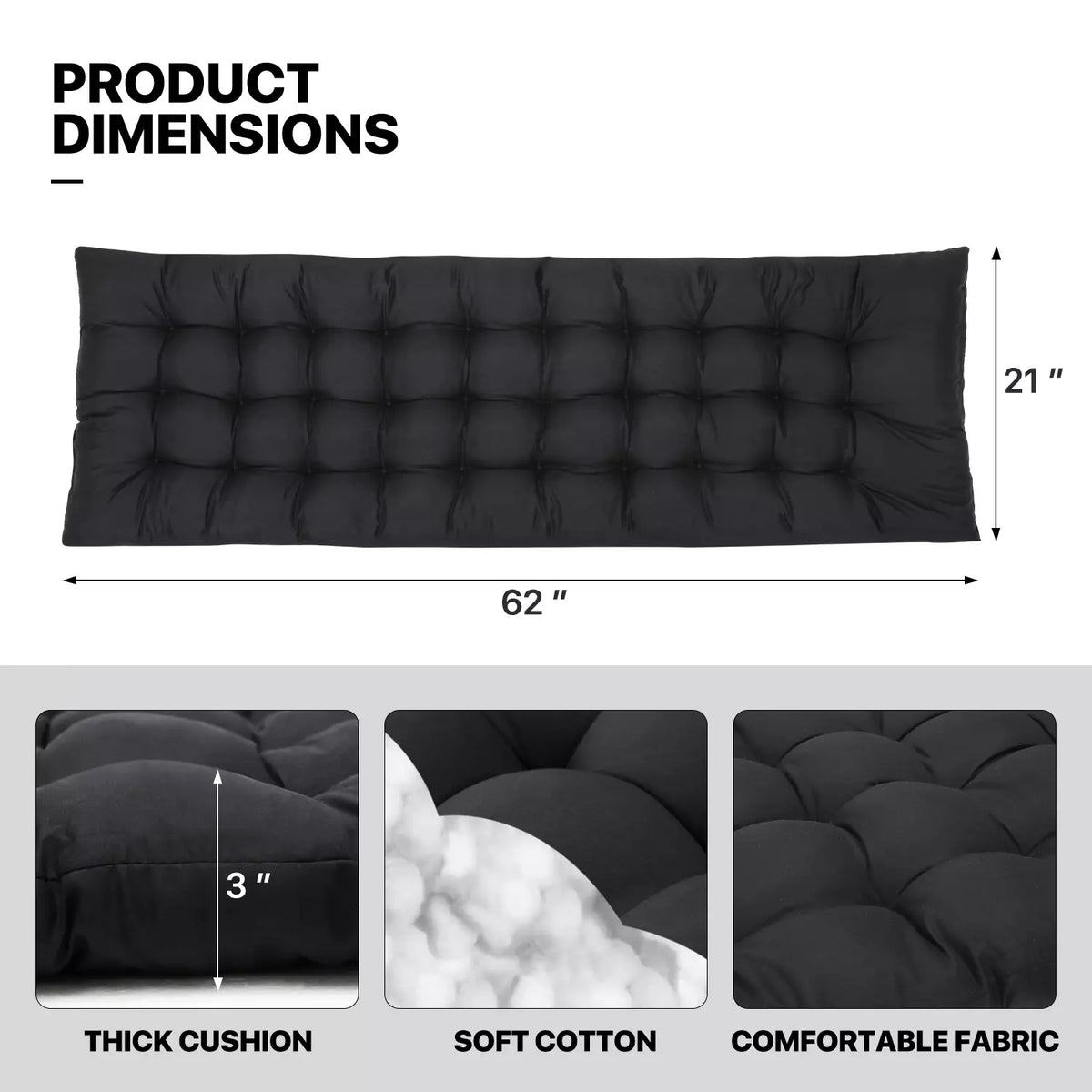 Black Zero Gravity Foldable Recliner Chair with Cushion and Tray