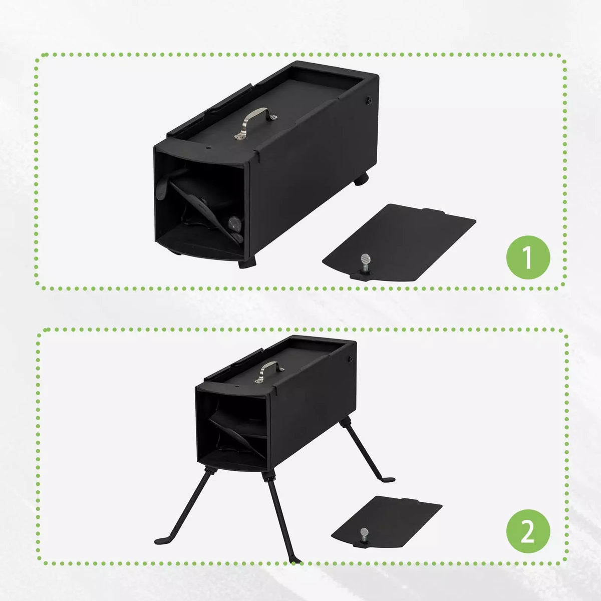 Portable Outdoor Rocket Stove Camping Tent Heating Wood Cooking