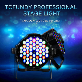 180W LED RGBW Par Light with DMX Control for Stage, DJ Party, Event Uplighting