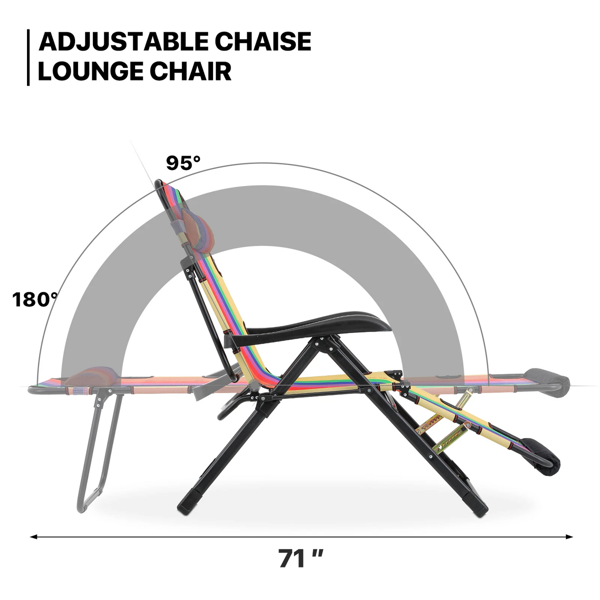 Zero Gravity Recliner Chair with Footrest Camping Patio