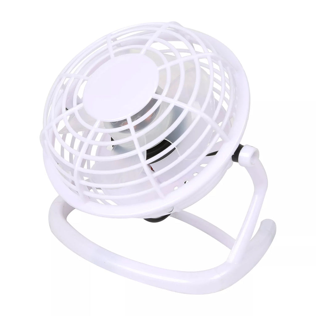 USB Desk Fan with Adjustable Tilt Compact Personal Cooler