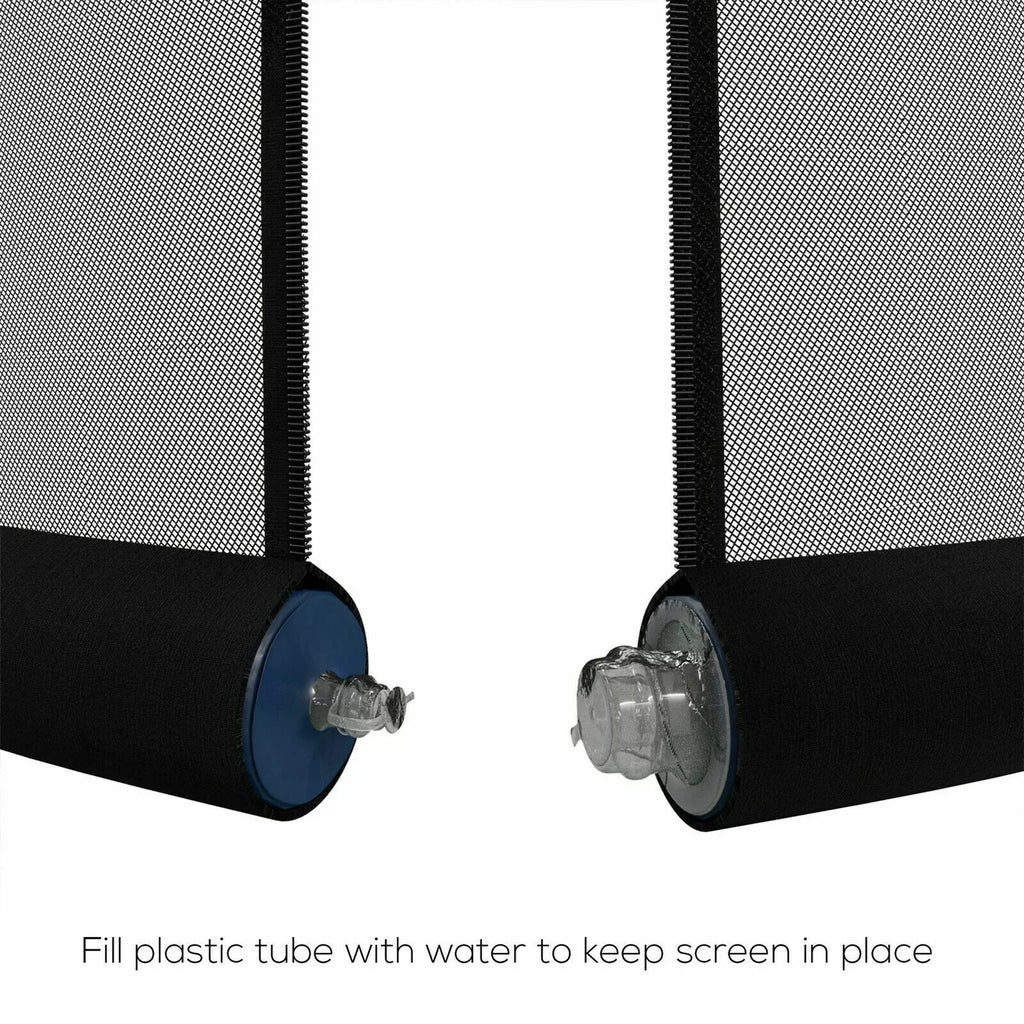 Black Mosquito Net for 7.5-Foot Outdoor Umbrella Bug Screen Protection