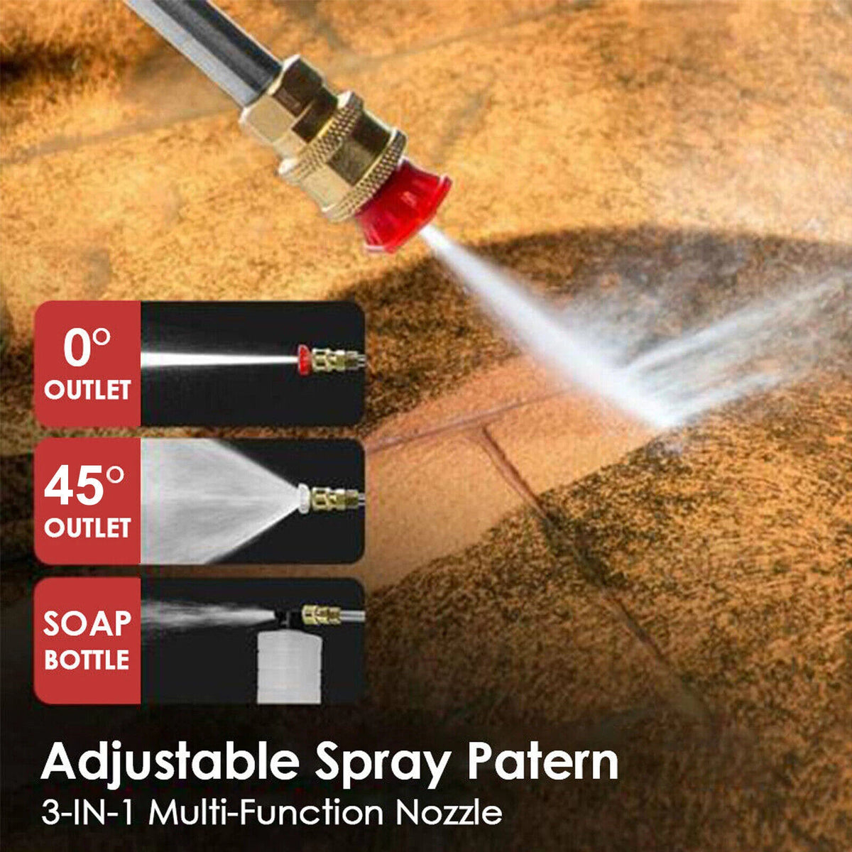 Cordless High Pressure Car Washer 288VF Dual Battery with Foam Gun Kit