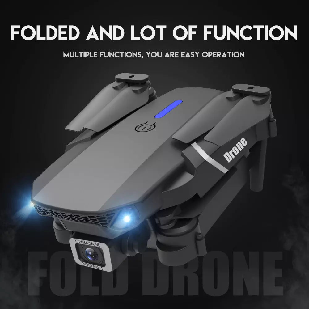 Foldable RC Drone 4K Dual Camera 120° Wide-Angle