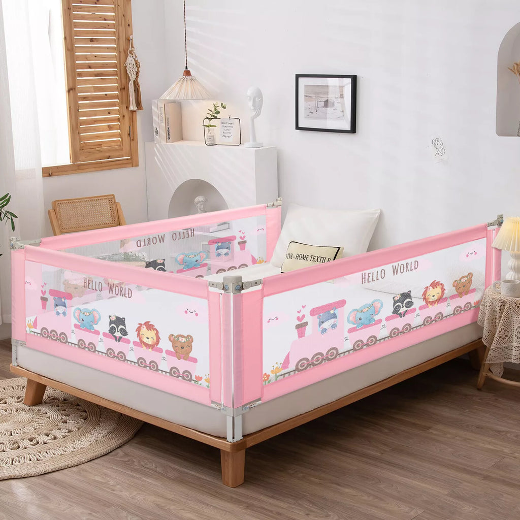 Adjustable 63" Extra Long Toddler Bed Rail Easy Access