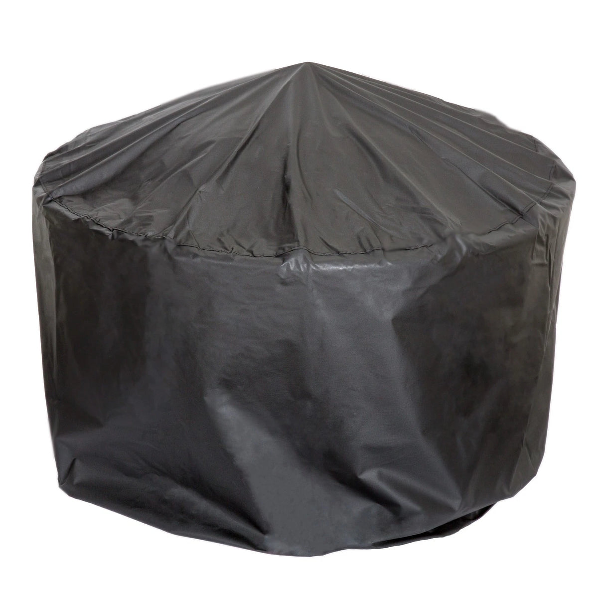 32-Inch Round Wood Burning Fire Pit with Spark Screen Cover and Log Poker