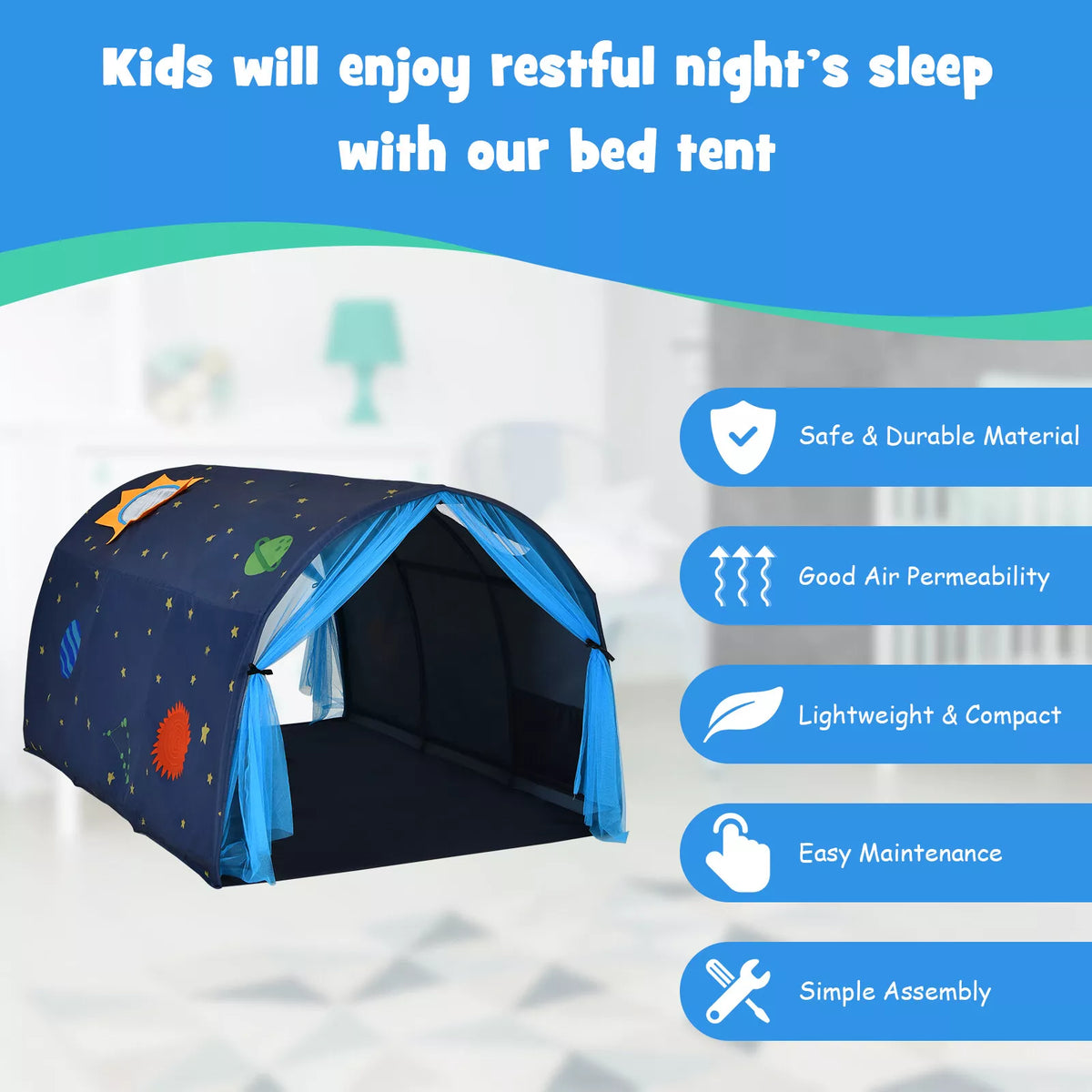 foldable bed tent for kids