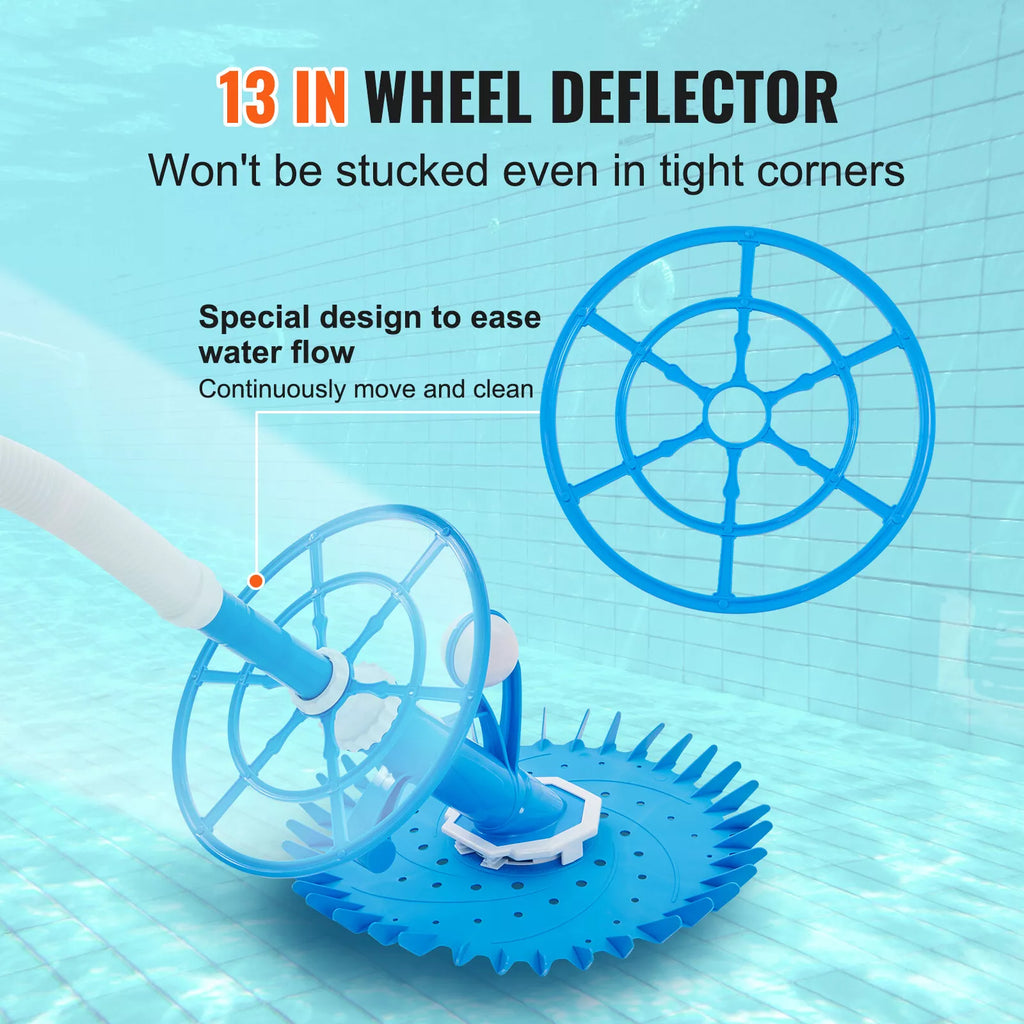 Automatic Suction Pool Cleaner Quiet Operation