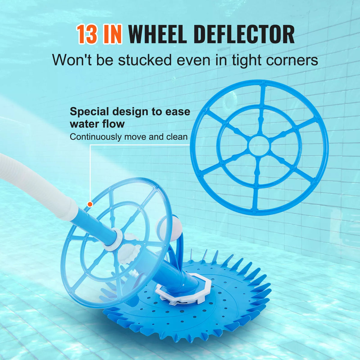 Automatic Suction Pool Cleaner Quiet Operation