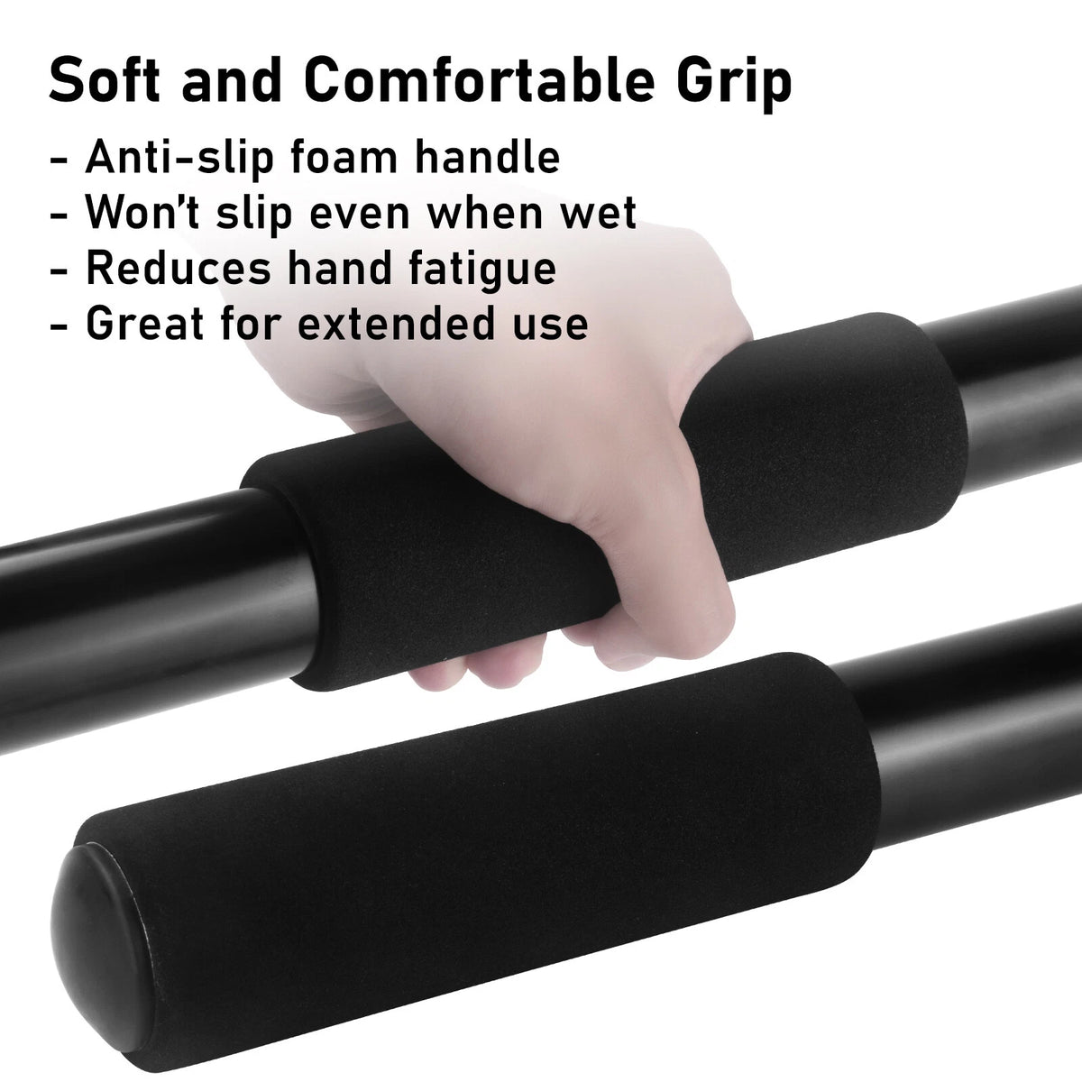 5-24 Ft Telescoping Extension Pole for High Reach Cleaning Painting