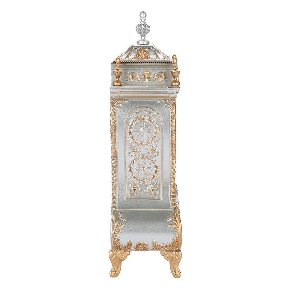 Retro Desk & Wall Clock with Pendulum and Music Antique Style Decor