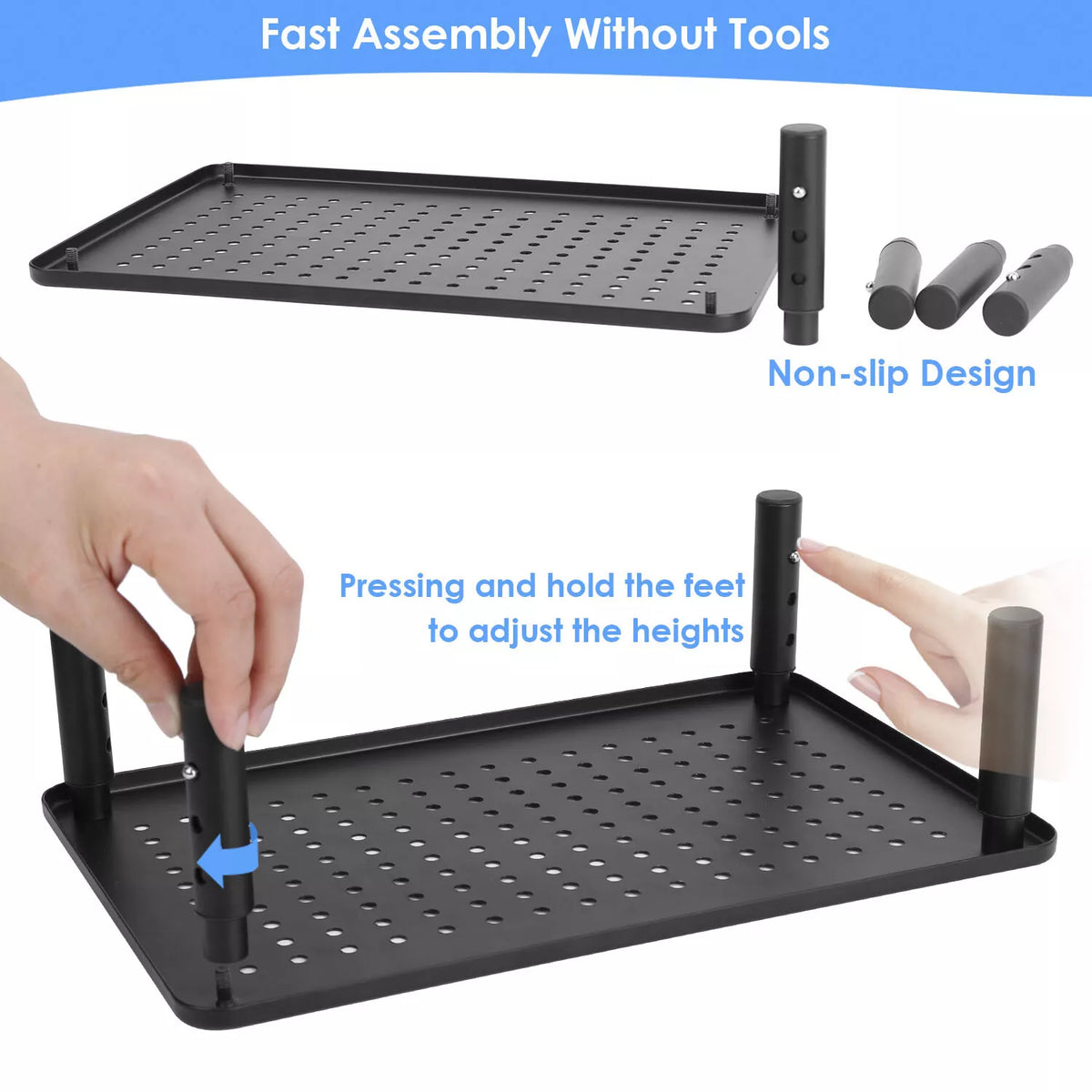 Adjustable Monitor Stand Riser 3 Height Levels