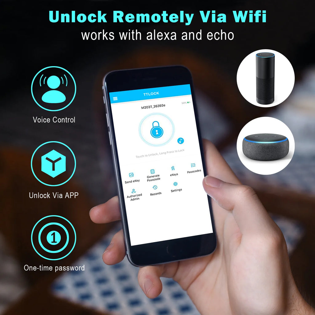 Smart Fingerprint Door Lock with Keypad App Control