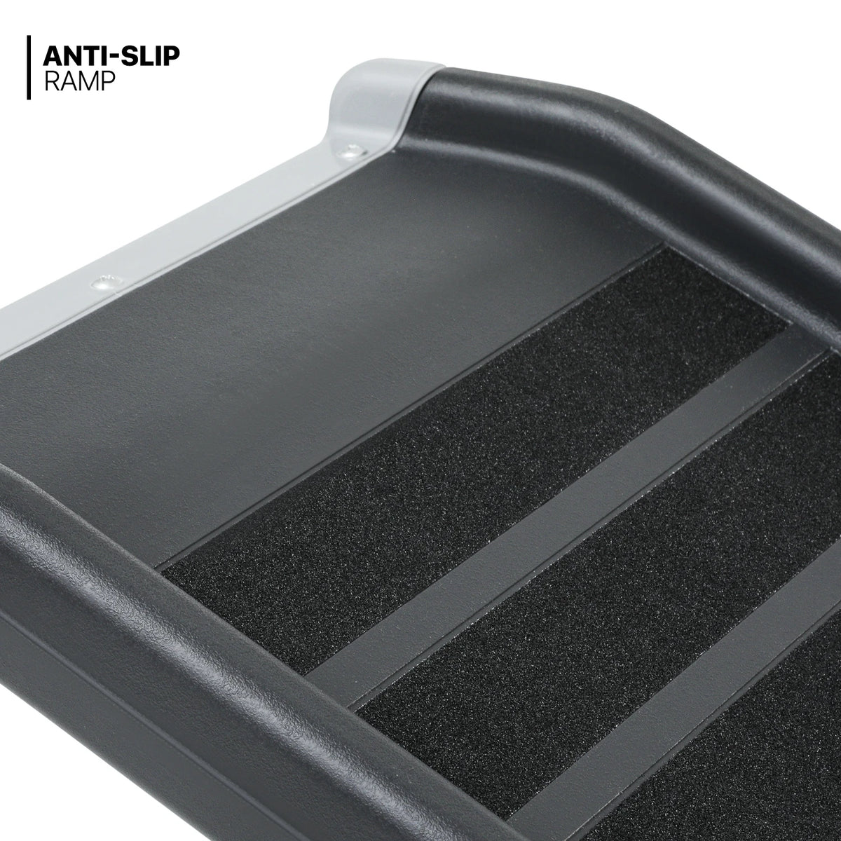 Foldable Dog Ramp with Steel Frame and Anti-Slip Surface for SUVs
