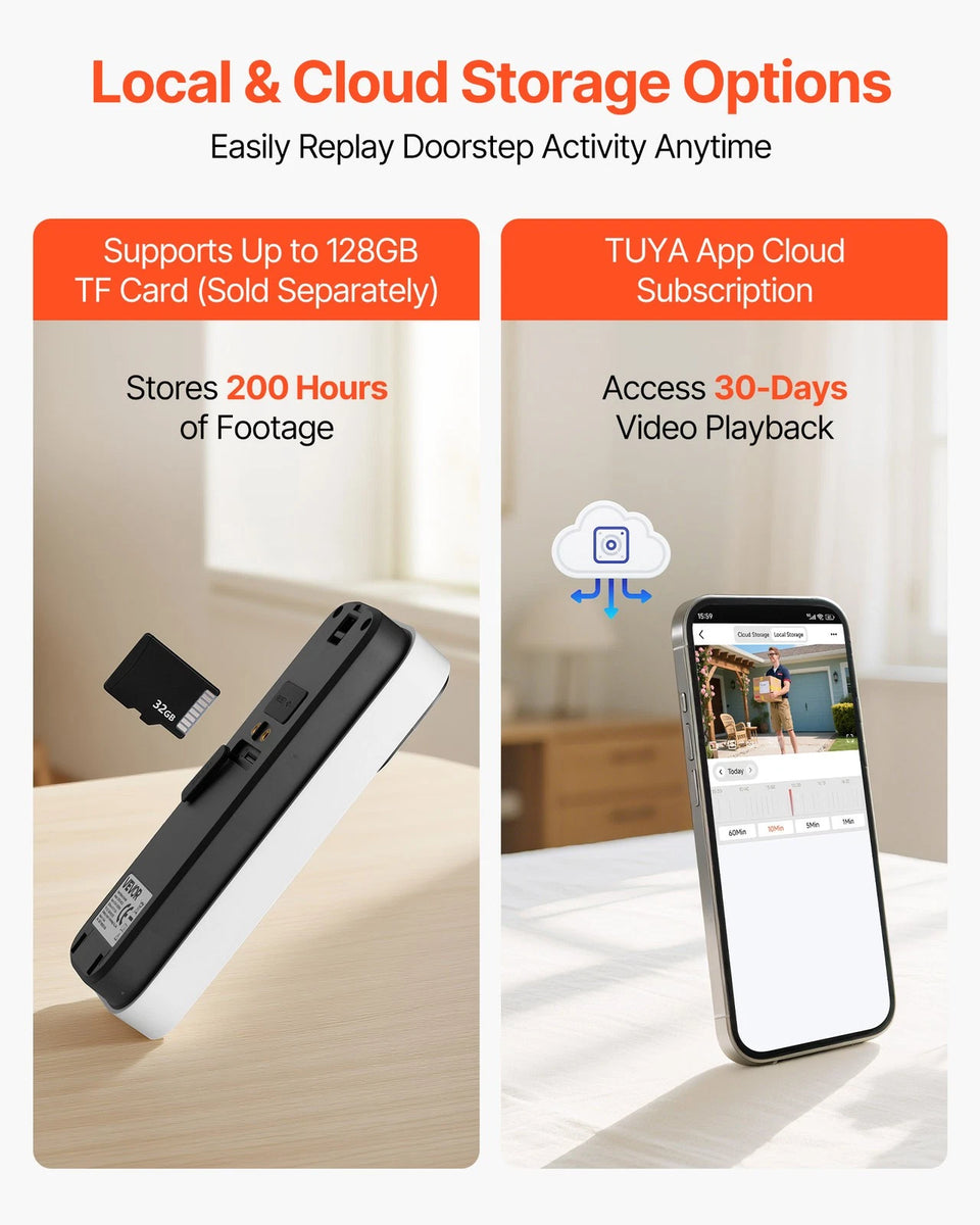 2K Wireless Video Doorbell Camera with 170° View & Smart Detection Pro