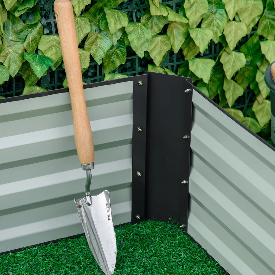 95" x 36" Metal Raised Garden Bed Galvanized Planter Box Outdoor Gardening