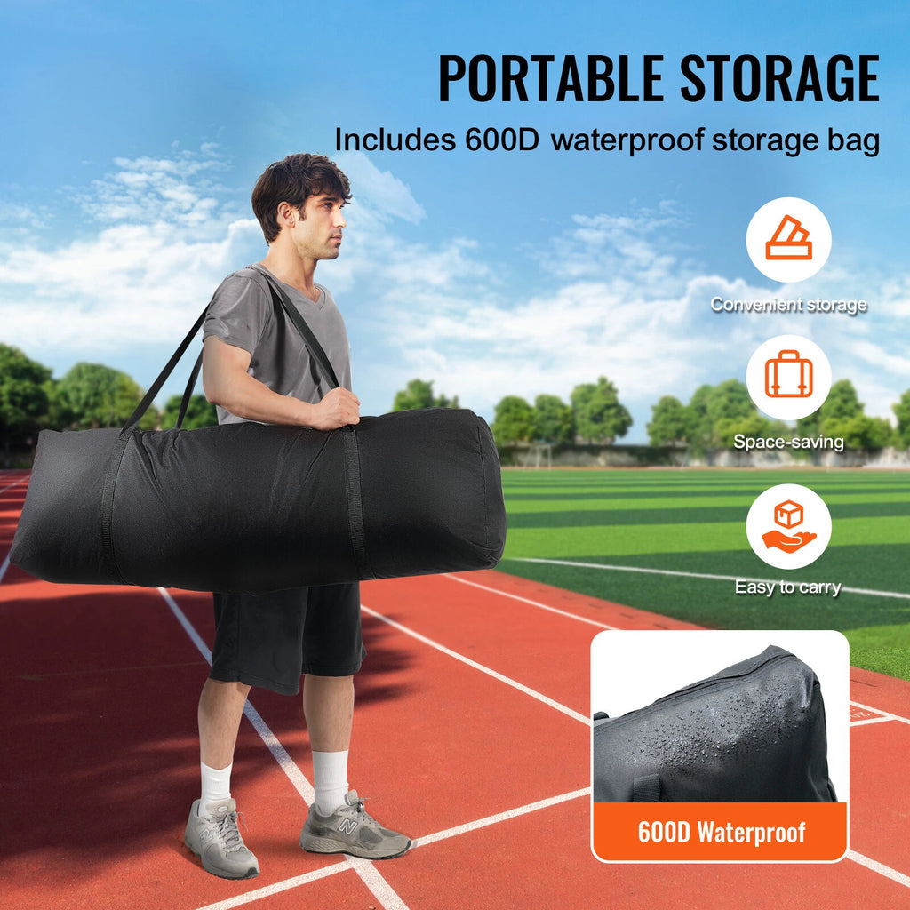 7x7ft L-Screen Baseball Softball Net with Steel Frame and Carry Bag