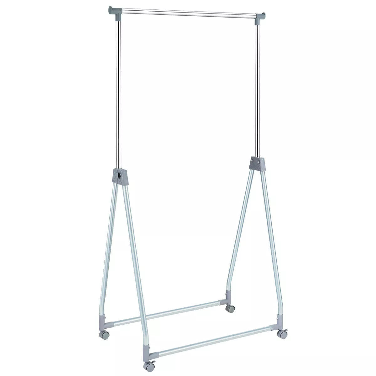 Extendable & Foldable Garment Rack with Adjustable Height